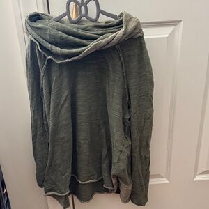 Lightweight FP Olive Green Hooded Pullover